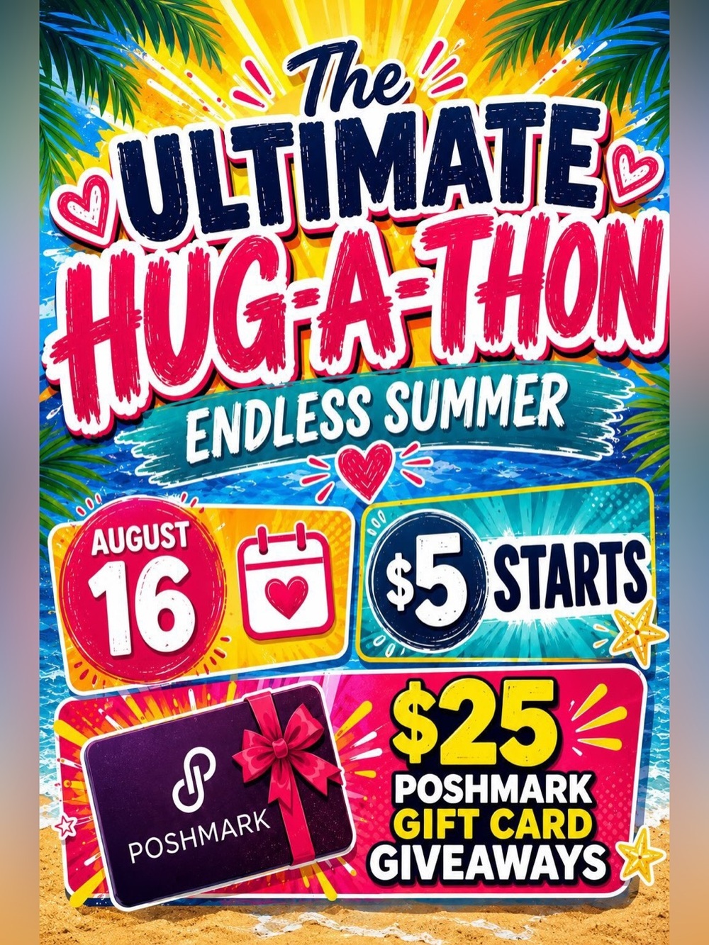 8/16. HUG-A-THON TRAIN